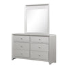 Broy 5pc Queen Bedroom Set | LED Bookcase Headboard | 2 Nightstands | Silver