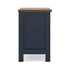 Docken Nightstand | 2 Drawers | Shaker Style | Slate Blue & Light Brown