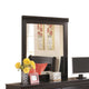 Yara 2pc Dresser & Mirror Set | 6 Drawers w Drop Handles | Dark Brown
