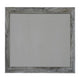 Bays 2pc Dresser & Mirror Set | 6 Drawers | Charcoal Handles | Gray