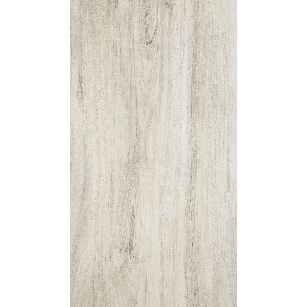 Simon Queen Panel Bed | Bordered Headboard & Footboard | Whitewash Wood