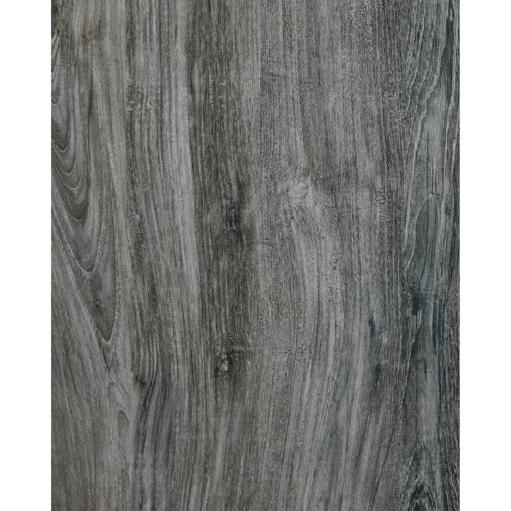 Bays Queen Size Storage Bed with 6 Drawers | Driftwood Smoke Gray | LED