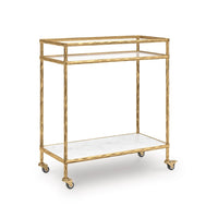 Antique Brass, White