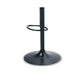 Beal Swivel Barstool Chair | Brown Faux Leather | Black | 26-34" Adjustable