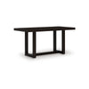 Nea Counter Height Dining Table | 76" Dark Grayish Brown Wood