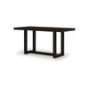 Nea Counter Height Dining Table | 76" Dark Grayish Brown Wood
