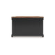 Fleur Sideboard Buffet Server | 59" Butcher Block Top | Brown Black