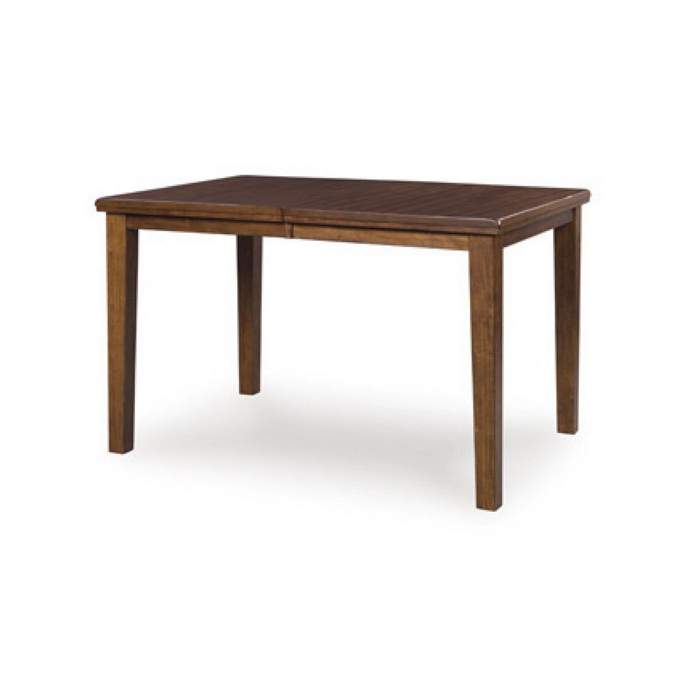 Raly Extendable Counter Height Table | 42-60" Top | Medium Brown