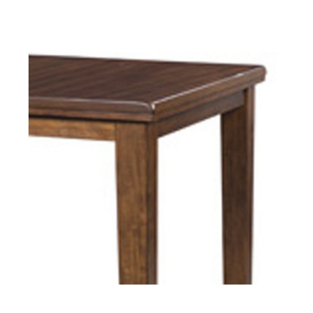 Raly Extendable Counter Height Table | 42-60" Top | Medium Brown