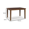 Raly Extendable Counter Height Table | 42-60" Top | Medium Brown