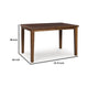 Raly Extendable Counter Height Table | 42-60" Top | Medium Brown