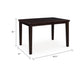 Hado Counter Height Table | 60-78" Extendable Tabletop | Dark Brown