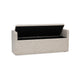 Dani Ottoman Bench | 2 Bolster Pillows & Hidden Storage | Beige 62"