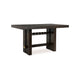 Haus Counter Height Table | 66" Rectangular Top | Dark Brown Wood