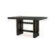 Haus Counter Height Table | 66" Rectangular Top | Dark Brown Wood