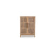 Pela Bar Cabinet | Adjustable Shelves & Wine Holders | Natural Brown