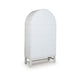Gela Curio Display Cabinet | 2 Glass Arch Doors | Antique White Finish