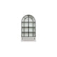 Gela Curio Display Cabinet | 2 Glass Arch Doors | Antique White Finish