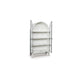 Gela Curio Display Cabinet | 2 Glass Arch Doors | Antique White Finish