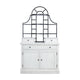 Gela Baker’s Rack w Hutch | Cabinets & Shelves | Antique White Finish