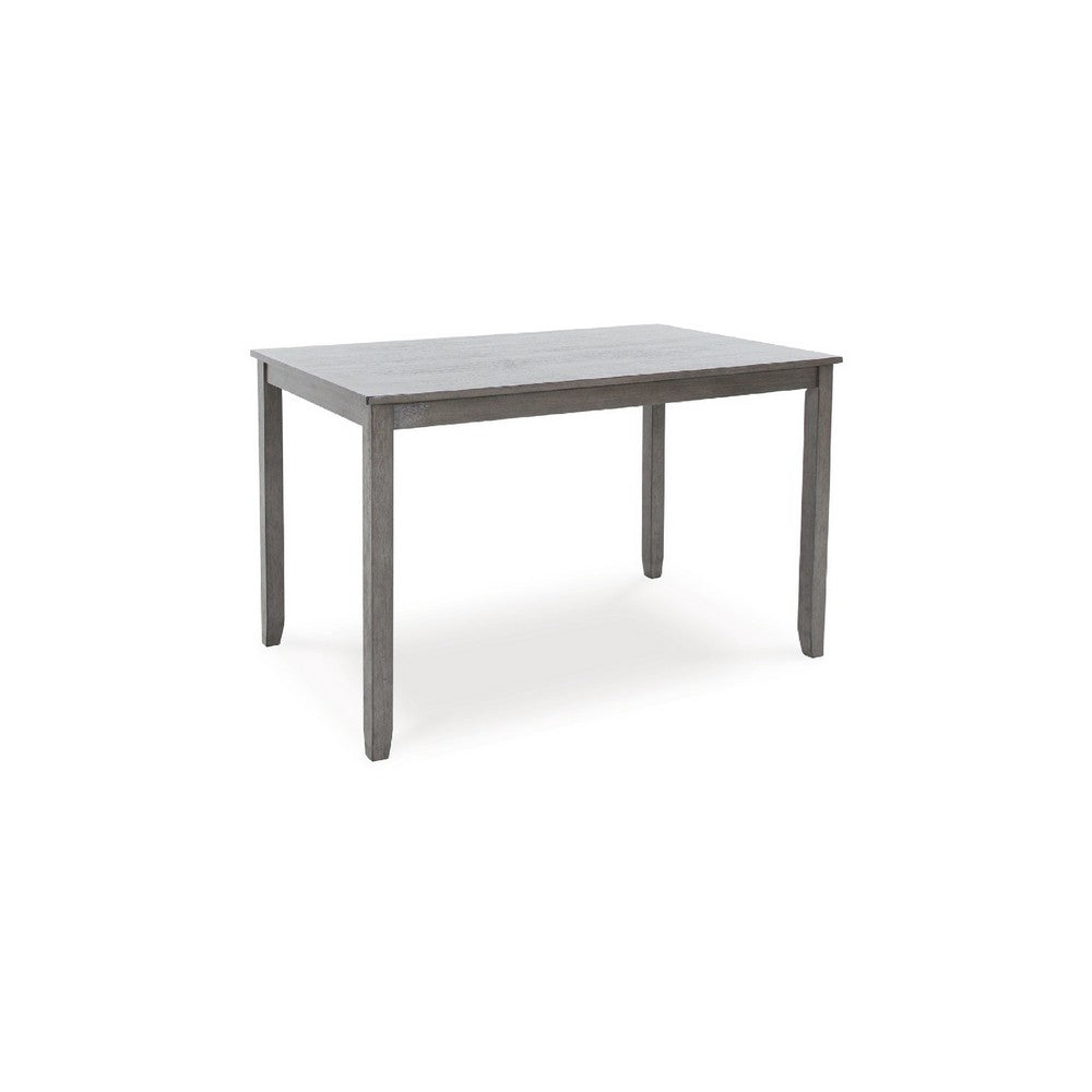 Caity 7pc Counter Height Dining Table Set w 6 Chairs| Gray Wash