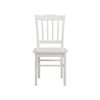 Nova Dining Side Chair Set of 2 | Shaker Style | Cream White Wood