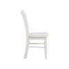 Nova Dining Side Chair Set of 2 | Shaker Style | Cream White Wood