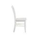 Nova Dining Side Chair Set of 2 | Shaker Style | Cream White Wood