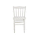 Nova Dining Side Chair Set of 2 | Shaker Style | Cream White Wood