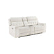 Celly Power Reclining Loveseat w Console & USB Port | Beige Microfiber