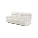 Celly Power Reclining Sofa w Cupholders & USB Port | Beige Microfiber