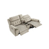 Celly Power Reclining Loveseat w Cupholders | USB Port | Taupe Microfiber