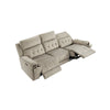 Celly Power Reclining Sofa w Cupholders & USB Port | Taupe Microfiber