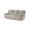Celly Power Reclining Sofa w Cupholders & USB Port | Taupe Microfiber