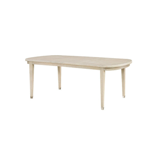 Olto Dining Table w Extension Leaf | 78-96" Top | Light Oak Brown