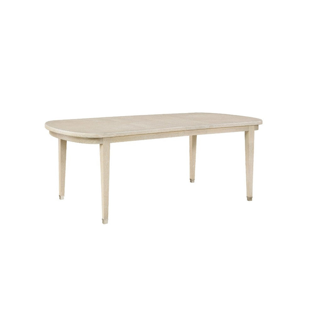 Olto Dining Table w Extension Leaf | 78-96" Top | Light Oak Brown