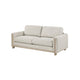 Lny Sofa | Beige Polyester | Wood Natural Brown Frame & Legs | 81"