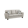 Loi Sofa w 2 Pillows | Reversible Cushion | Gray Chenille | 85"