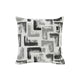 Koi Loveseat with 2 Pillows | Reversible Cushions | Gray Chenille | 65"