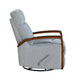 Mery Swivel Glider Manual Reclining Chair | Light Gray Boucle Fabric