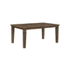 Kin Dining Table w Removable Leaf | 66-84" Top | Light Brown Veneer
