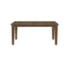 Kin Dining Table w Removable Leaf | 66-84" Top | Light Brown Veneer