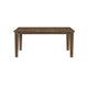 Kin Dining Table w Removable Leaf | 66-84" Top | Light Brown Veneer