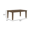 Kin Dining Table w Removable Leaf | 66-84" Top | Light Brown Veneer