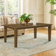 Kin Dining Table w Removable Leaf | 66-84" Top | Light Brown Veneer