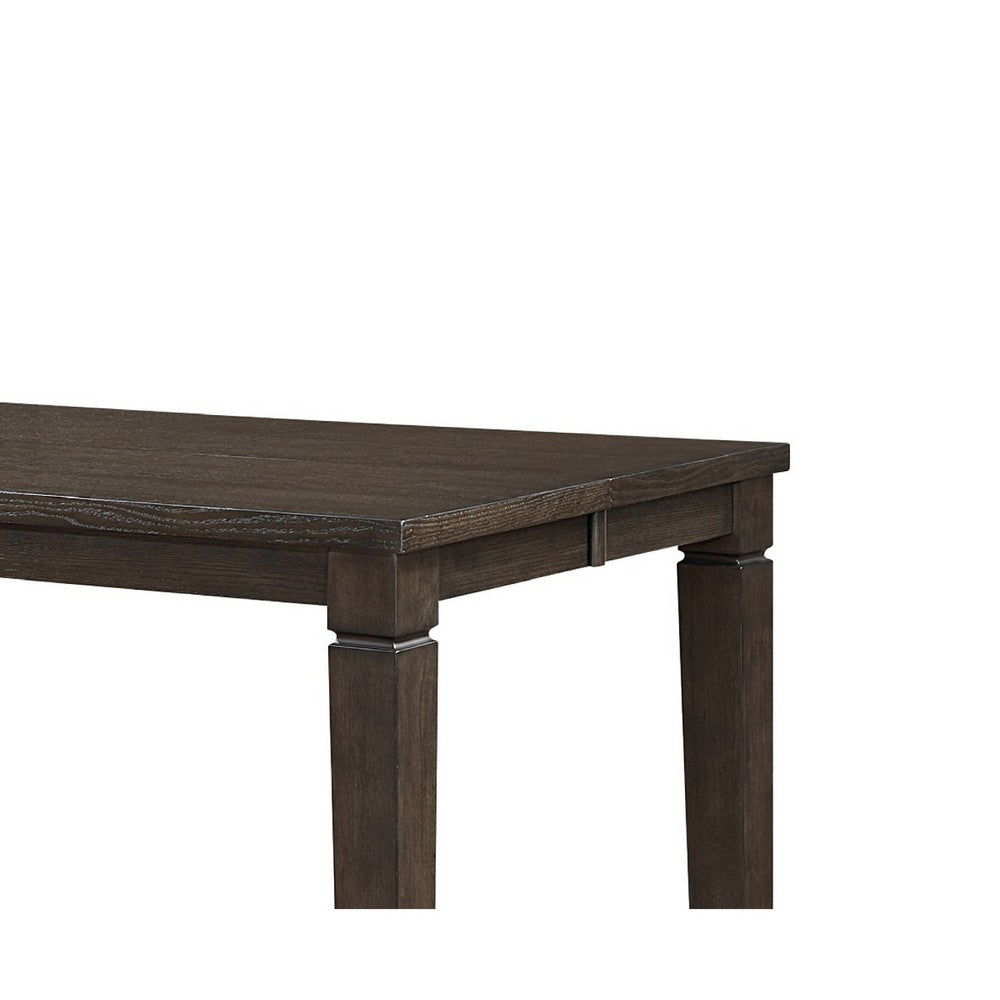 Vicy Counter Height Table w Removable Leaf | 36-54" | Espresso Brown