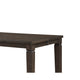 Vicy Counter Height Table w Removable Leaf | 36-54" | Espresso Brown