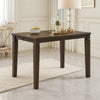 Vicy Counter Height Table w Removable Leaf | 36-54" | Espresso Brown
