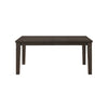 Vicy Dining Table w Removable Leaf | 66-84" Top | Espresso Brown