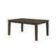 Vicy Dining Table w Removable Leaf | 66-84" Top | Espresso Brown